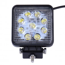 Munkalámpa LED szögletes terítő 27W 12-24V